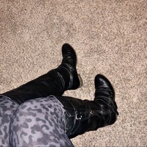 Black Leather Boots